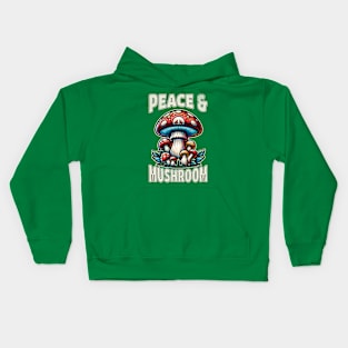 Peace & Mushroom Kids Hoodie